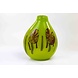 Glass vase Red Dot on Green 35cm Glass vase Red Dot on Green 35cm