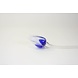 Bloem glas Tulp blauw/wit Bloem glas Tulp blauw/wit
