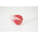 Glazen bloem Tulp rood/wit Glazen bloem Tulp rood/wit