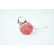 Beeldje glas Vogel rood met luchtbellen 12cm Beeldje glas Vogel rood met luchtbellen 12cm
