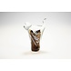 Kat bruin met wit 12cm Kat bruin met wit 12cm
