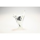 Cat white with black 12cm Cat white with black 12cm