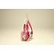 crystal glass Drop triangle red 12cm crystal glass Drop triangle red 12cm