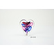 Kristalglazen object Hart multi 12cm Kristalglazen object Hart multi 12cm