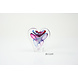 Kristalglazen object Hart multi 12cm Kristalglazen object Hart multi 12cm