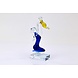 Glazen beeldje Moeder met kind 17x11cm Glazen beeldje Moeder met kind 17x11cm