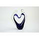 Glazen object Verbondenheid blauw 23-25cm Glazen object Verbondenheid blauw 23-25cm