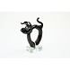 Hond zwart/wit 13cm Hond zwart/wit 13cm