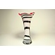 Glazen vaas Zebra waaier 40cm Glazen vaas Zebra waaier 40cm