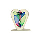 Glass object Heart red / green / blue 20cm Glass object Heart red / green / blue 20cm