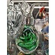 Beeld kristalglas Fruit peer groen 14cm Beeld kristalglas Fruit peer groen 14cm