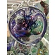 Crystal glass paperweight Disc multi 1 9 cm Crystal glass paperweight Disc multi 1 9 cm