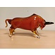 Glazen stierenbeeld rood 27cm Glazen stierenbeeld rood 27cm