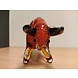 Glazen stierenbeeld rood 27cm Glazen stierenbeeld rood 27cm