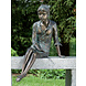Bronze sitzendes Mädchen Bronze sitzendes Mädchen