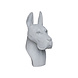 Dog's head large gray Dog's head large gray