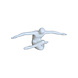 Flying man wit hoogglans Flying man wit hoogglans