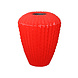 Cactuspot hoog rood hoogglans 65cm Cactuspot hoog rood hoogglans 65cm