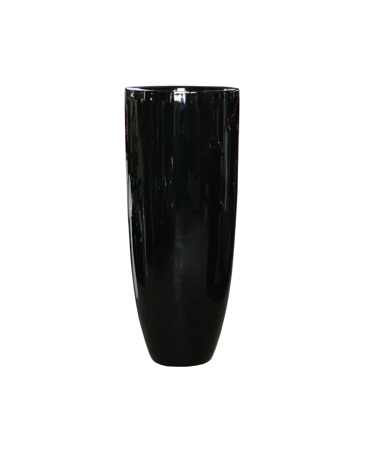 Verzakking stoomboot globaal Vaas hoogglans zwart 120cm -Eliassen - Eliassen Home & Garden Pleasure