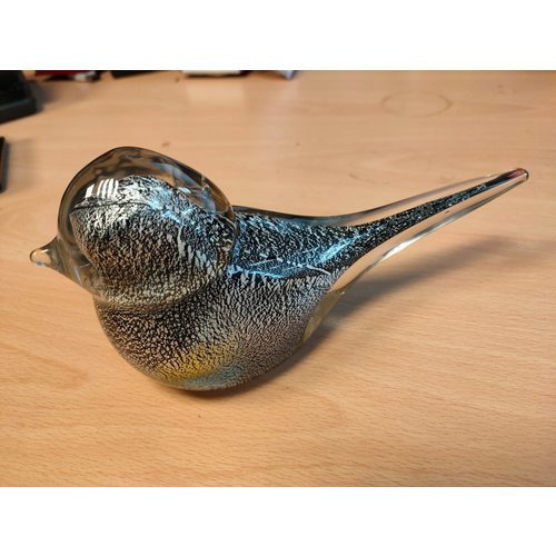 Vogel aus Glas groß 18 cm Vogel aus Glas groß 18 cm
