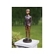 Beeld jongen staand brons Beeld jongen staand brons