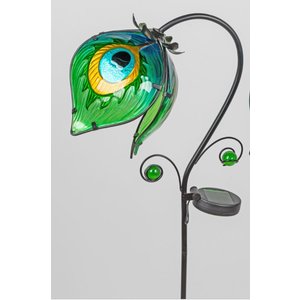 Garden plug hanging flower 1 green with LED lamp