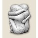 beeld steen Omarmend beeld steen Omarmend
