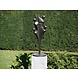 Bronzeskulptur einer vierköpfigen Familie Bronzeskulptur einer vierköpfigen Familie