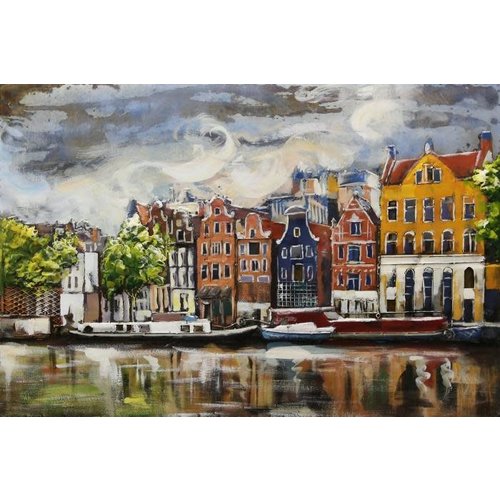 Metal 3D painting Canal Metal 3D painting Canal