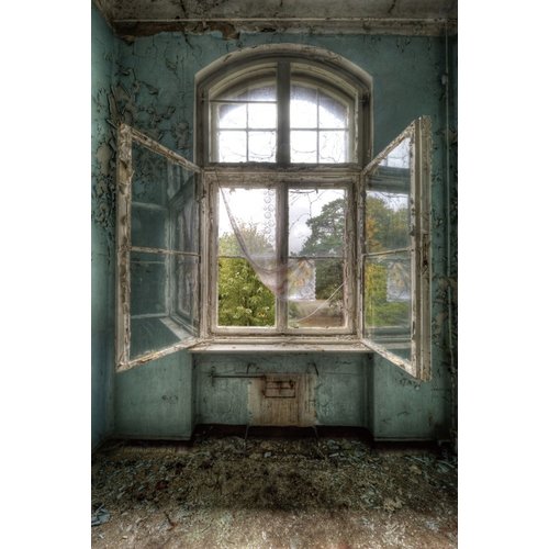 Glasmalerei Offene Fenster 80x120cm Glasmalerei Offene Fenster 80x120cm