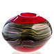 Glaskugelvase rot Glaskugelvase rot