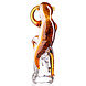 Glas object Aap groot 43cm Glas object Aap groot 43cm