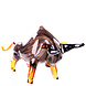 Glasobject Stier Extra groot 76cm lang Glasobject Stier Extra groot 76cm lang