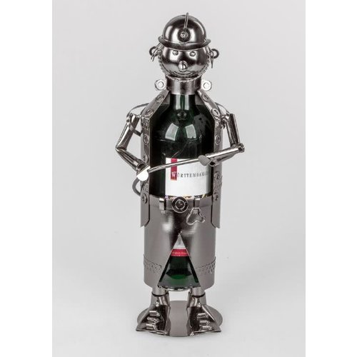 Wine bottle holder Fireman
