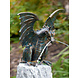 Draak op rots brons spuitfiguur Draak op rots brons spuitfiguur