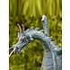 Draak op rots brons spuitfiguur Draak op rots brons spuitfiguur