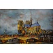Metalen 3d schilderij Yellow church Metalen 3d schilderij Yellow church