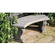 Tuinbankje gebogen strak dragonstone Tuinbankje gebogen strak dragonstone