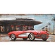 Metalen 3d schilderij Corvette Metalen 3d schilderij Corvette