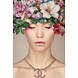 Glasschilderij Chanel flower woman 80x120cm. Glasschilderij Chanel flower woman 80x120cm.