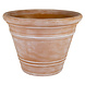 Bloempot rond groot Rinca 61cm terracotta dubbelwandig Bloempot rond groot Rinca 61cm terracotta dubbelwandig