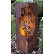 Zuil roest bladeren 120cm Zuil roest bladeren 120cm