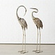 Set metalen beeld kraanvogels 129 cm Set metalen beeld kraanvogels 129 cm