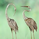 Set metalen beeld kraanvogels 129 cm Set metalen beeld kraanvogels 129 cm