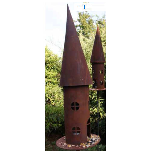 Bird feeder house rust 53cm Bird feeder house rust 53cm