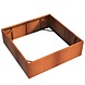 Adezz Plantenbak Cortenstaal Vierkant Andes zonder bodem 200x200x60cm Adezz Plantenbak Cortenstaal Vierkant Andes zonder bodem 200x200x60cm