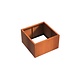 Adezz Pflanzer Corten Stahl Square Andes ohne Boden 100x100x60cm Adezz Pflanzer Corten Stahl Square Andes ohne Boden 100x100x60cm