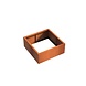 Adezz Pflanzer Corten Stahl Square Andes ohne Boden 100x100x40cm Adezz Pflanzer Corten Stahl Square Andes ohne Boden 100x100x40cm