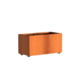 Adezz Plantenbak Cortenstaal Rechthoek Andes met wielen 100x50x50cm Adezz Plantenbak Cortenstaal Rechthoek Andes met wielen 100x50x50cm