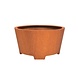 Adezz Plantenbak Cortenstaal Rond Cado met poten 150x80cm Adezz Plantenbak Cortenstaal Rond Cado met poten 150x80cm